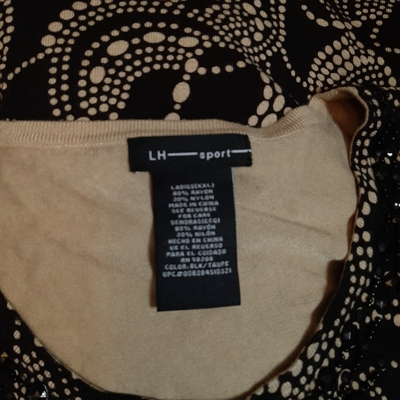 LH Sport knit Top, sz XXL - Picture 3 of 3